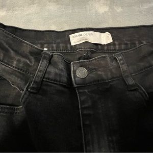 Garage black skinny jeans